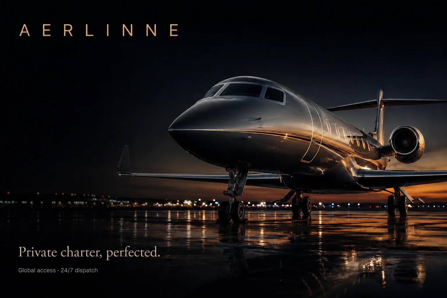 Aerlinne — private charter, perfected